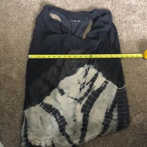 Grey and white razor back 100% silk shirt